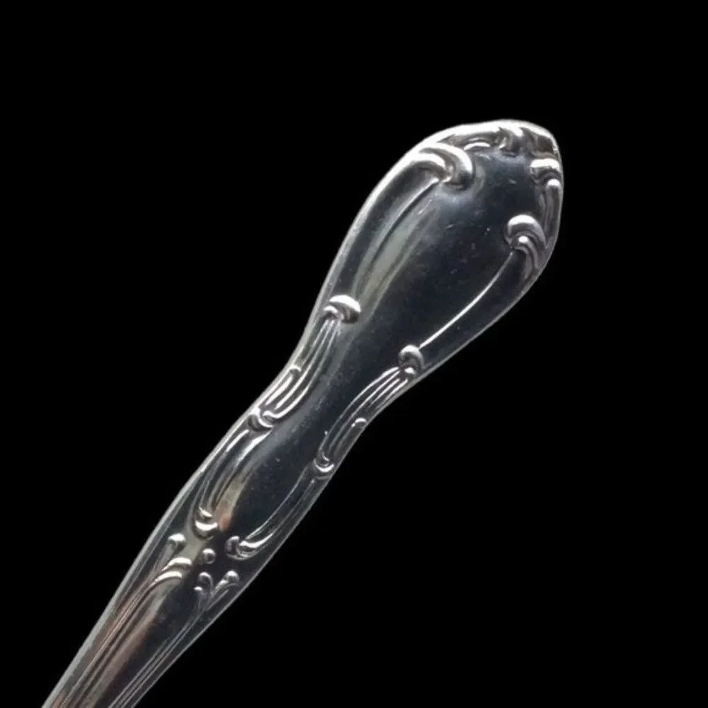 Frank Smith Stainless FSS11 Tablespoon Serving Spoon-Japan-Vintage-Scrolls-8